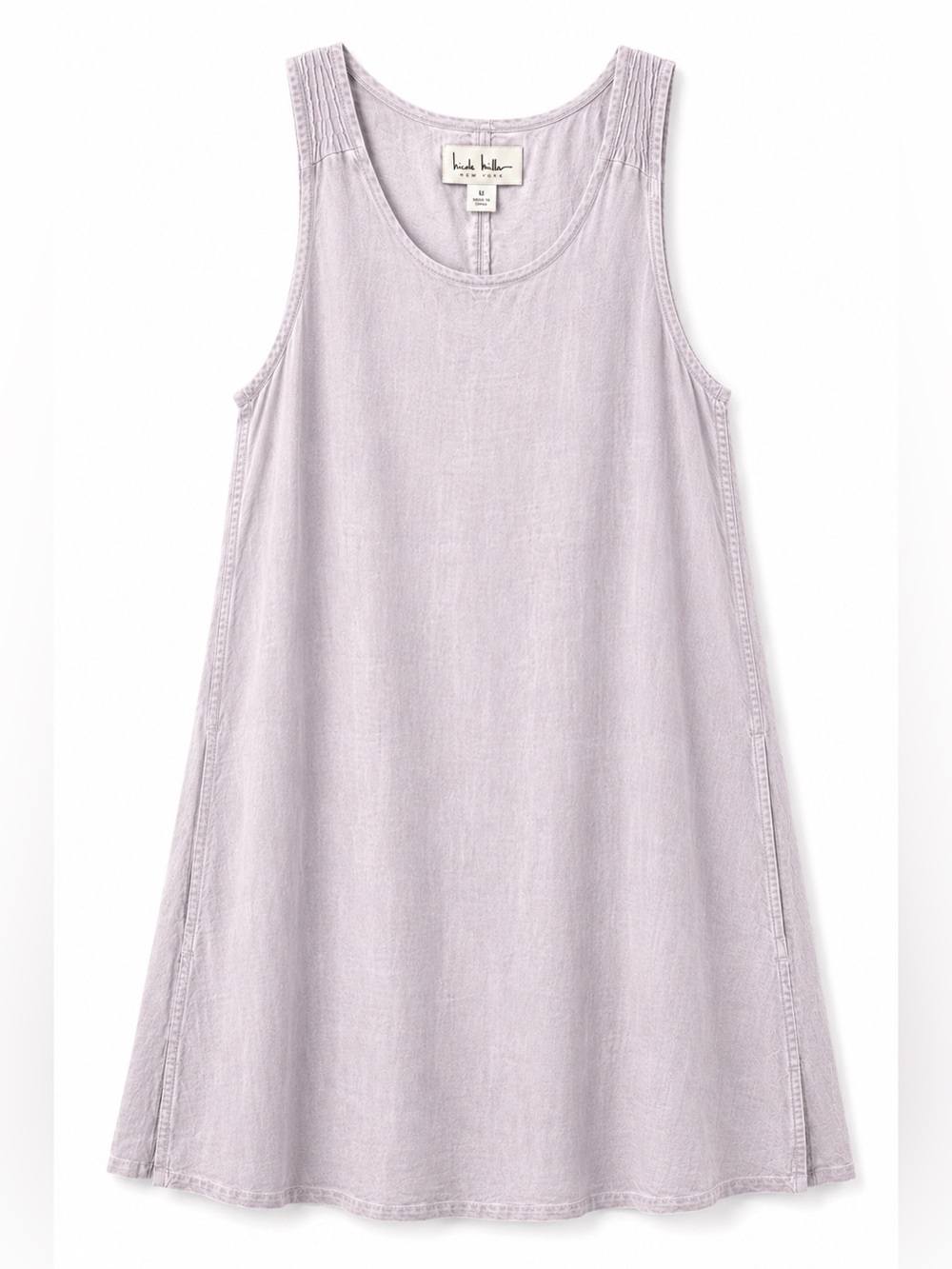 Nicole Miller Light Lavender Sleeveless A-Line Mini Dress
